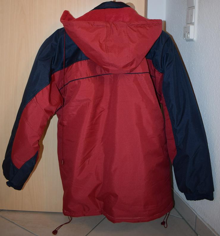 rot / dunkel blaue Winter Herren Jacke  in Größe XL ( selten getragen ) - Größen 56-58 / XL - Bild 2