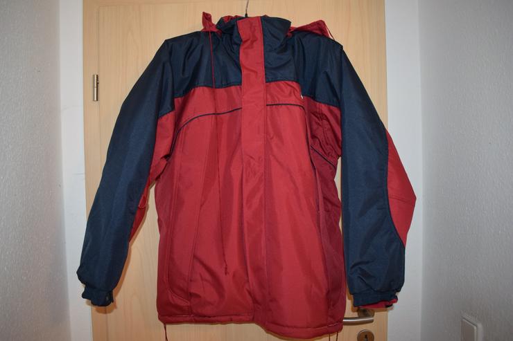 rot / dunkel blaue Winter Herren Jacke  in Größe XL ( selten getragen )