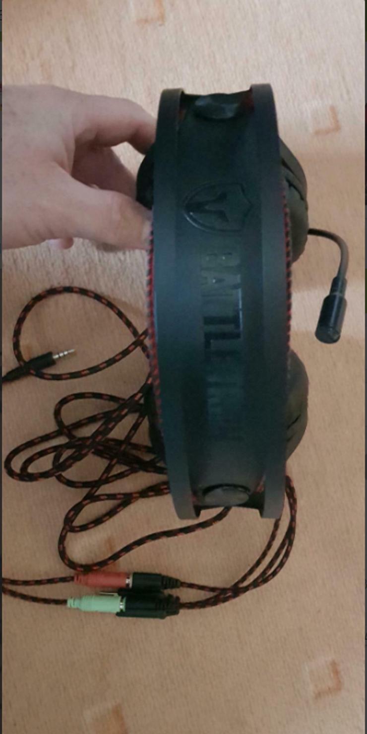 Bild 1: Battletron Gaming Headset Kopfhörer Ps Pc Mikrofon Xbox Laptop St