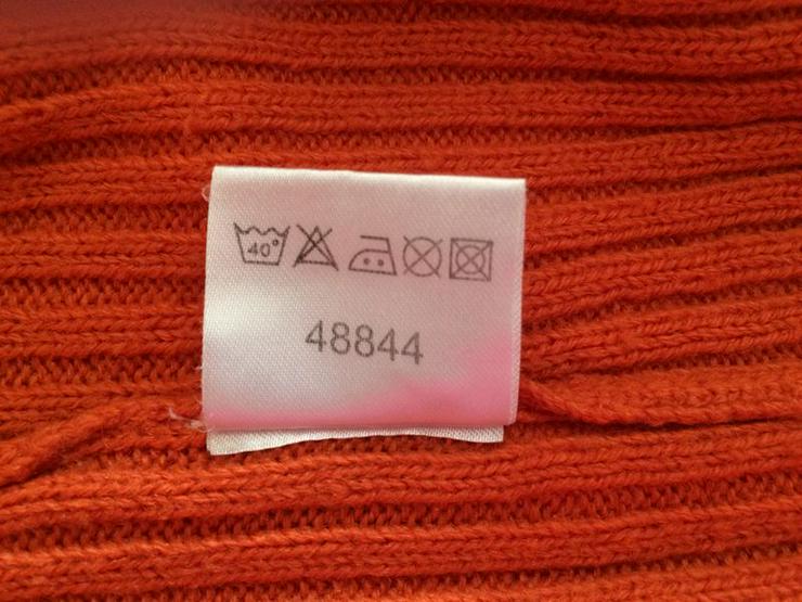 Pullover Gr. 44/46 orange, neuwertig - Größen 44-46 / S - Bild 8