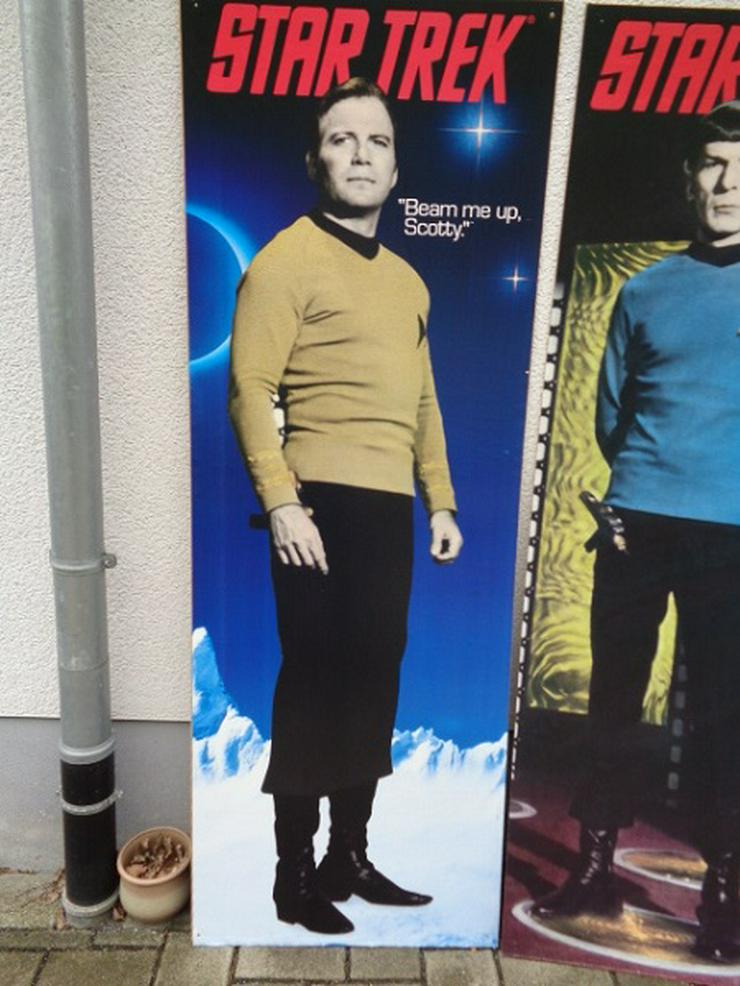 Bild 1: Star Trek Captain Kirk in Lebensgröße 190cm auf Hartfaserplatte