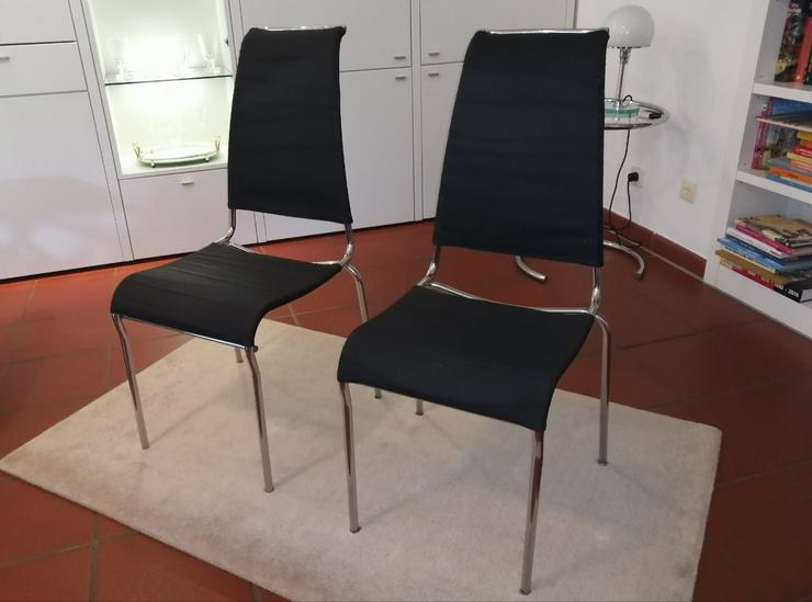 2 Küchenstühle, schwarz - Stühle & Sitzbänke - Bild 1