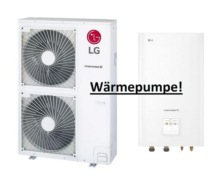 Bild 1: LG Therma V Set Split Luft-Wasser-Wärmepumpe R410A, 16 kW, TOP 1A