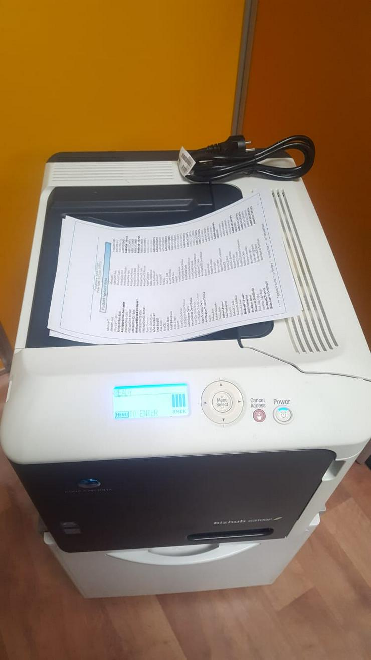 Drucker Konica Minolta Bizhub C3100P Farblaserdrucker mit Netzwerk/Duplex/USB Toner ist VOLL - Drucker - Bild 4