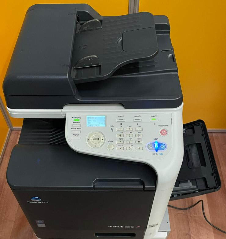 Drucker MFP Konica Minolta bizhub C3110 Multifunktionsdrucker Farbdrucker TOP, TONER VOLL - Multifunktionsgeräte - Bild 6