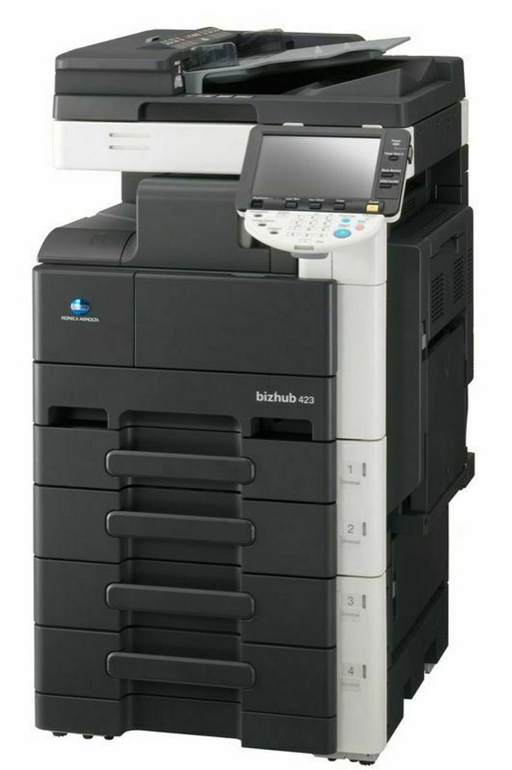 Kopierer /Drucker/Scanner/FAX/LAN  mit nur 1000 Kopien Konica Minolta bizhub 423 Kopierer Vorführgerät - Kopierer - Bild 2