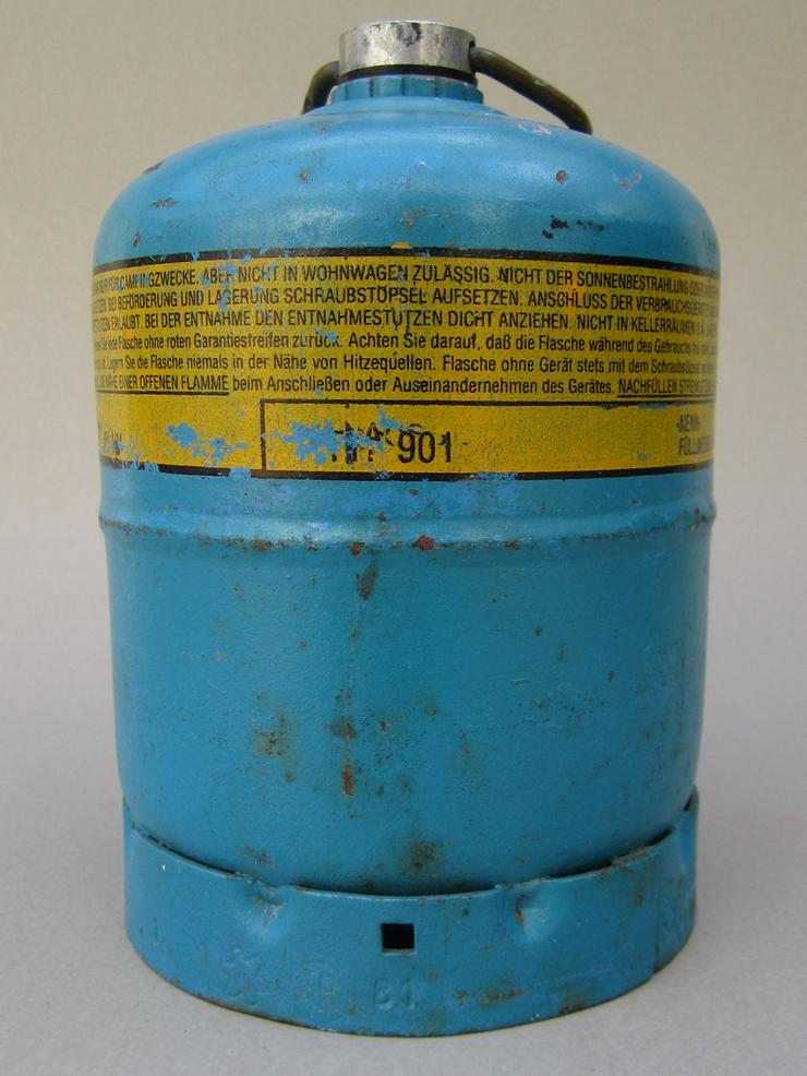 GAZ 904 & 901 Gasflasche Butangasflasche Campinggaz Blau Butan - Kocher - Bild 9