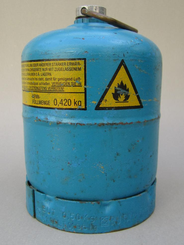 GAZ 904 & 901 Gasflasche Butangasflasche Campinggaz Blau Butan - Kocher - Bild 10