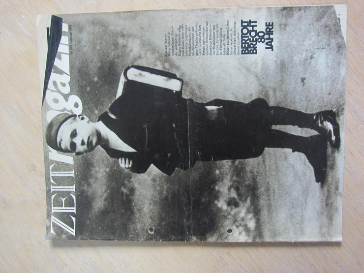 Bild 1: Bertolt Brecht 80 Jahre (ZeitMagazin Nr.6/3. Februar 1978