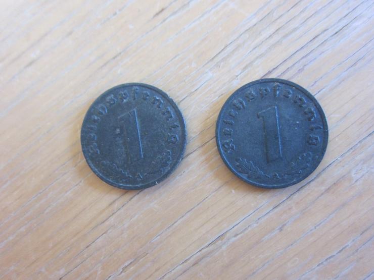 2 x1 Pfennig Deutsches Reich 1940 und 1942