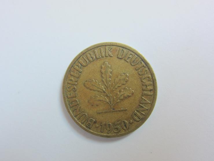 10 Pfennig Münze 1950 Prägung J + weitere 10 Pfennig Stk s. Bilder - Deutsche Mark - Bild 2
