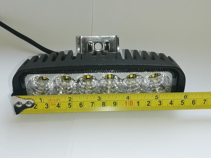 Bild 7: 18 Watt CREE LED Arbeitsscheinwerfer, Flood 60 °