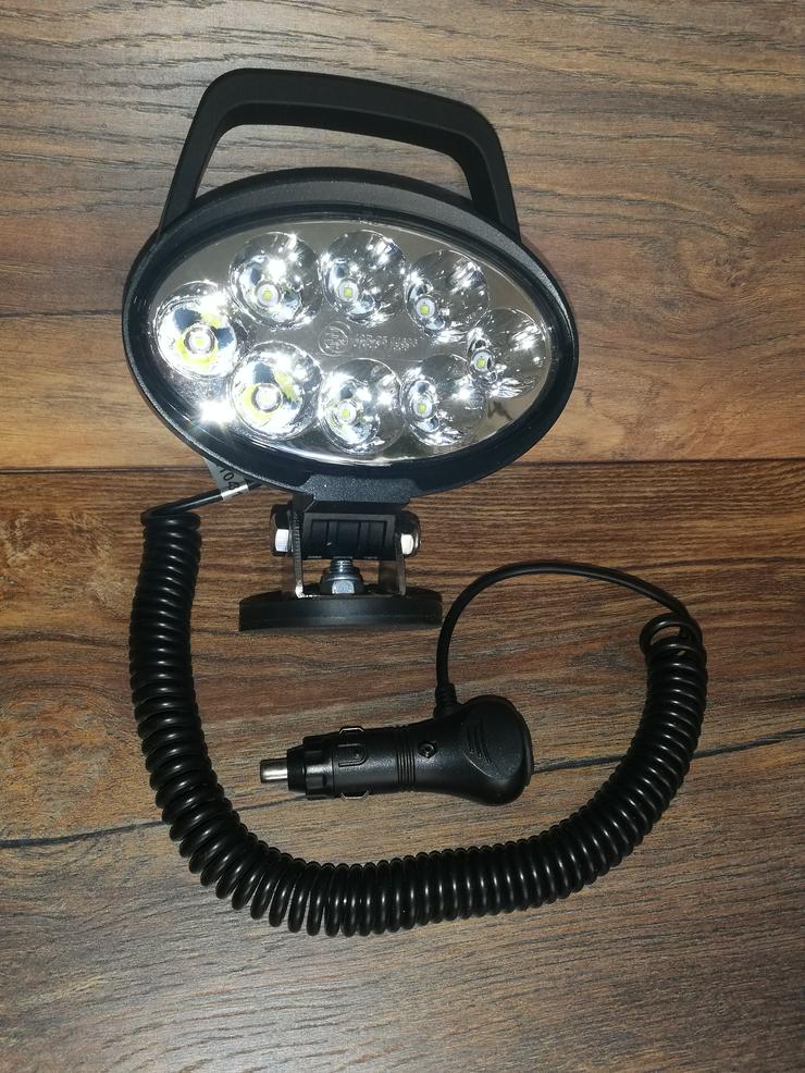 Bild 1: CREE LED Arbeitsscheinwerfer , 24 WATT m. Magnet und Kabel