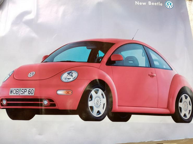 VW Orginal Einführungs Plakat 90er Jahre New Beetle