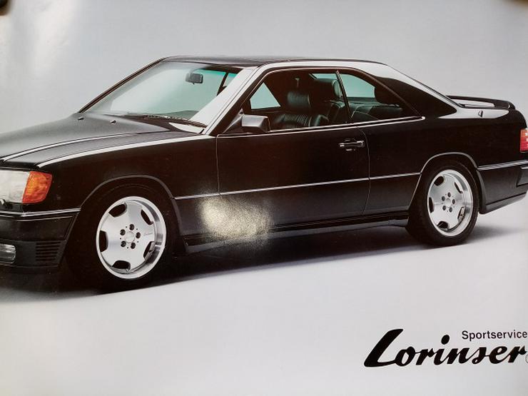 Bild 1: Daimler Plakat 90er Jahre Tuning Lorinser