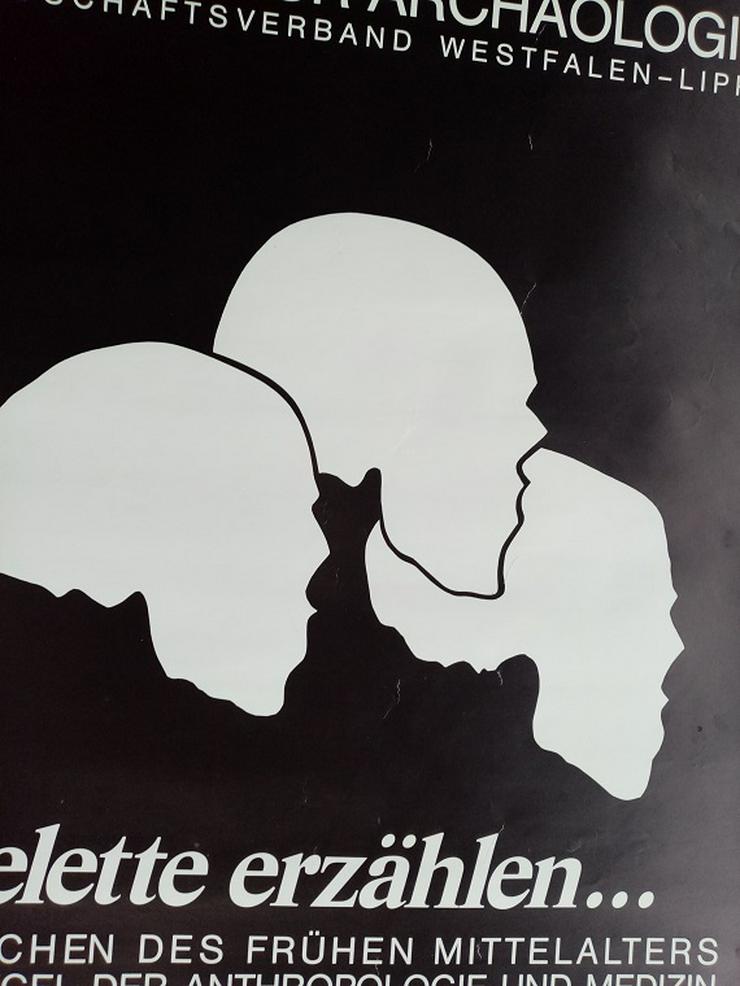 Bild 4: Ausstellungs Plakat 1983 Münster Medizin  Skulls