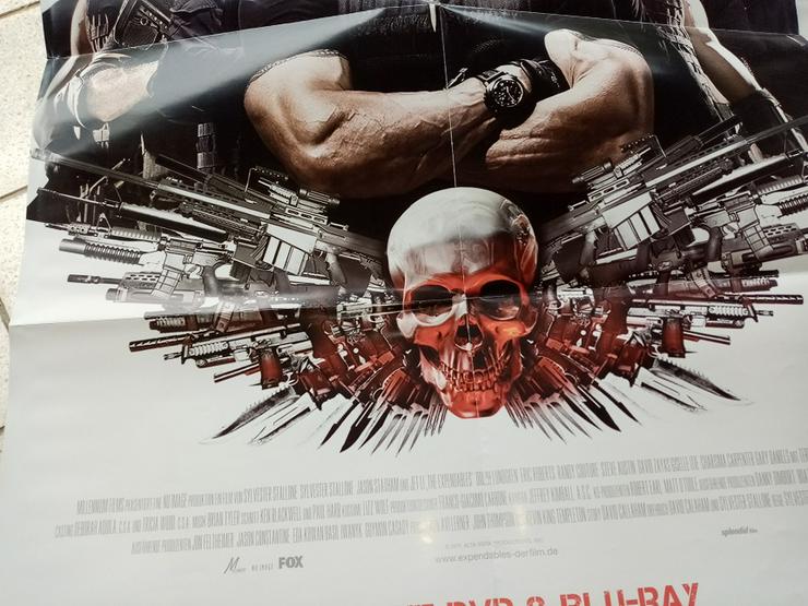 Bild 2: 2010 Orginal  Plakat A1  The Expandables  Skull mit Stallone