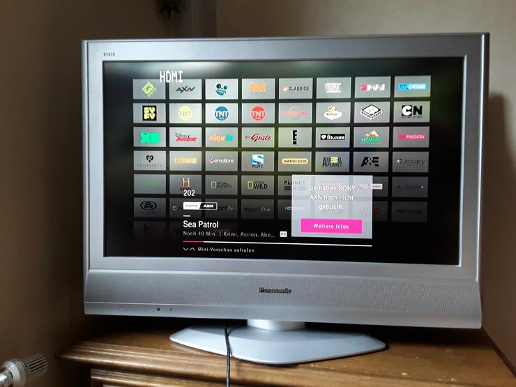 LCD Flachbild Fernseher der Marke Panasonic, Modell TX-32LE7F/S, - - 32-Zoll / 81 cm, inkl. Fernbedienung + Bedienungsanleitung 👍
