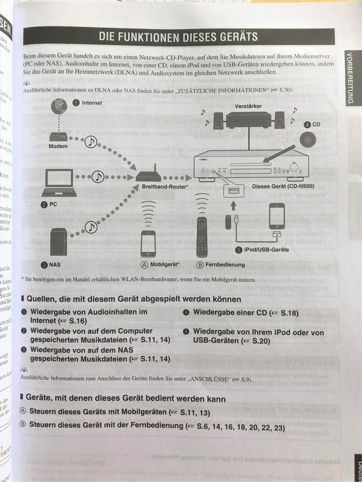 YAMAHA Network CD Player CD-N500 - DVD-Player - Bild 12