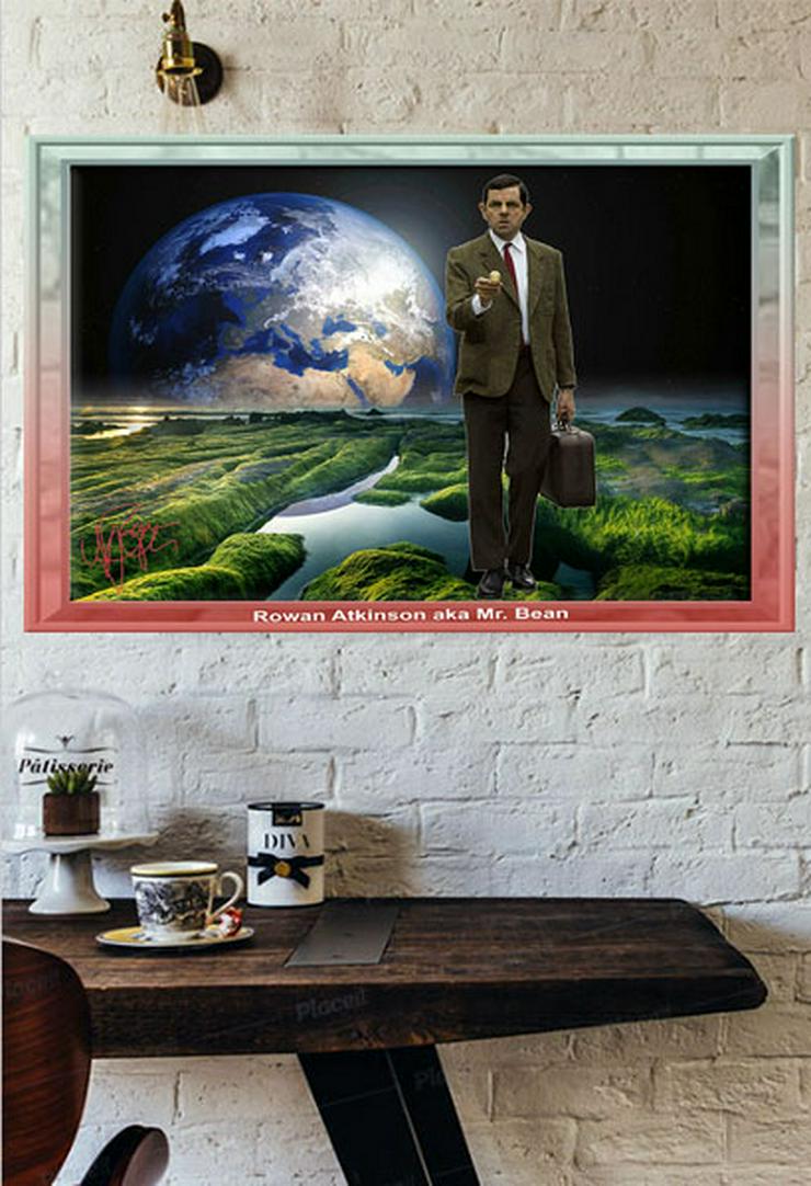 Bild 2: Rowan Atkinson Star Souvenir. Super Deko. Geschenkidee.  Einmalig! Wandbild. Neuheit! Sammelobjekt. Zimmerdeko. Blickfang! 