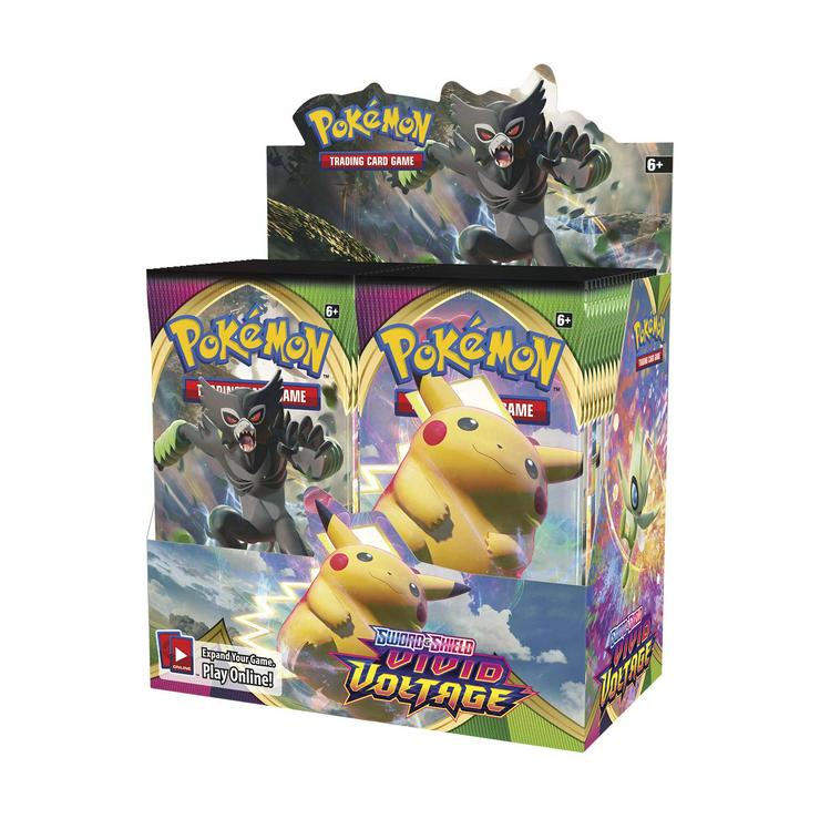 Pokémon TCG: Sword & Shield-Vivid Voltage Booster Display Box (36 Packs) - Spielwaren - Bild 1