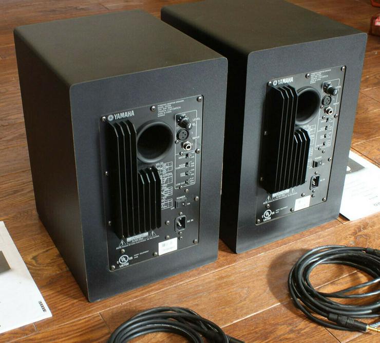 Bild 2: Yamaha HS80m Studio Monitore 8" (Paar - 2Stk) in OVP + 2 lange Kabel