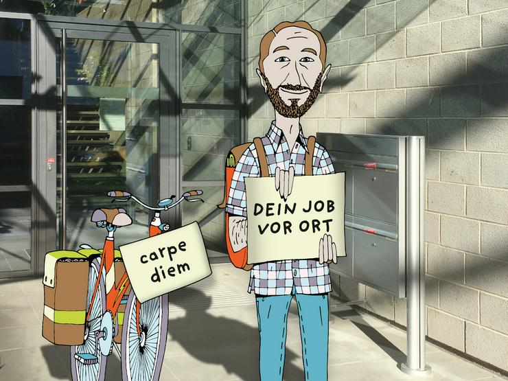 Minijob, Nebenjob, Job - Zeitung austragen in der Region Uetz 