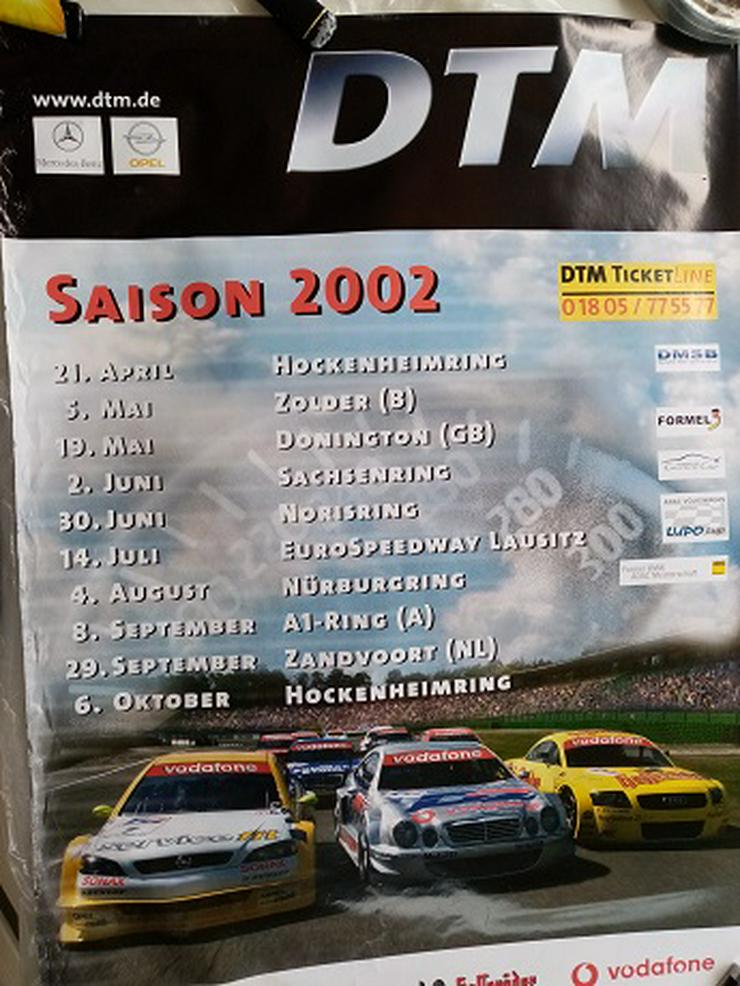 Plakat A1  DTM 2002  Audi - Opel - DB