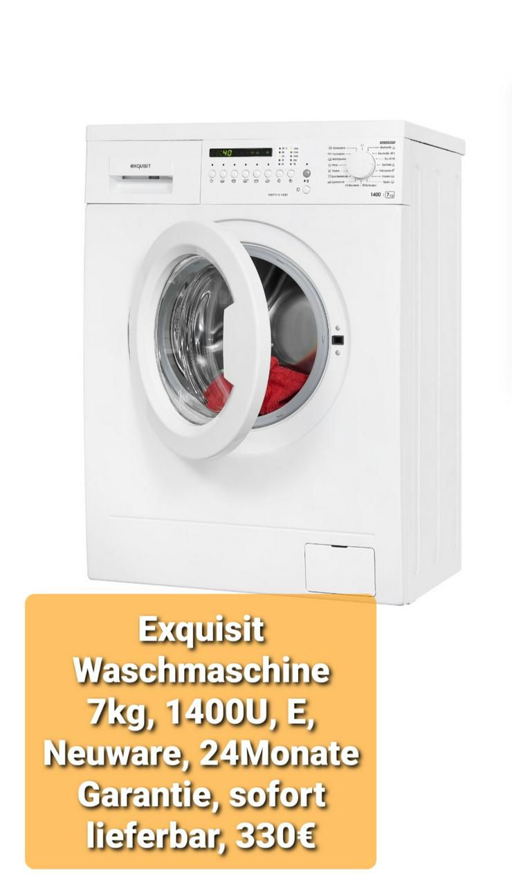 Exquisit Waschmaschine 7kg, 1400U