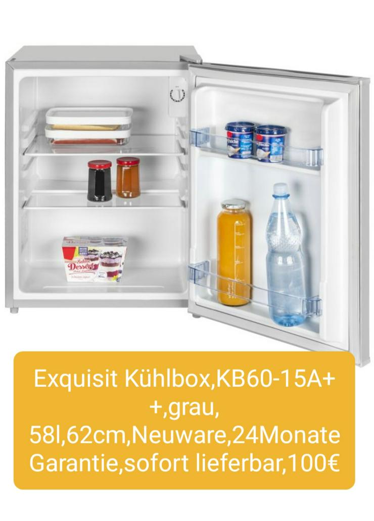 Exquisit Kühlbox, KB60-15A++, 58l, 62cm - Kühlschränke - Bild 1