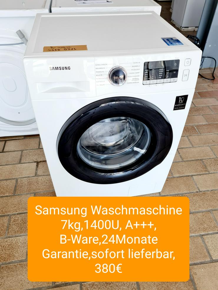 Samsung Waschmaschine 7kg, 1400U - Waschmaschinen - Bild 1