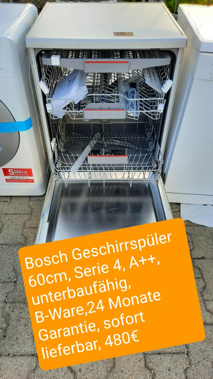 Bosch Geschirrspüler 60cm, Serie 4 - Geschirrspüler - Bild 1
