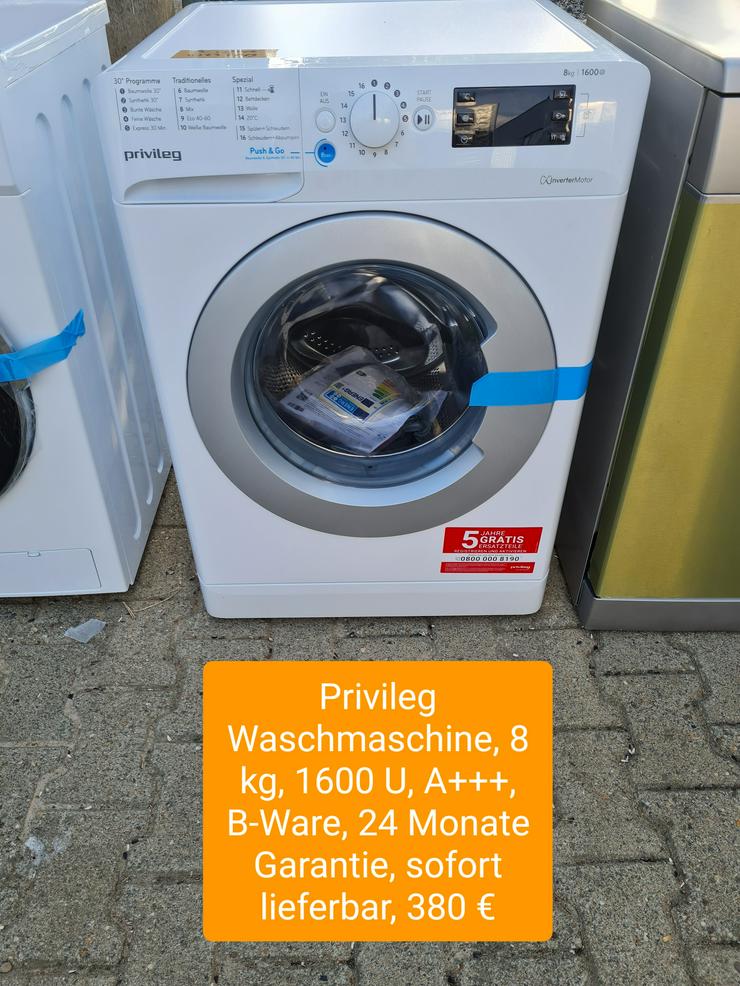 Privileg Waschmaschine, 8kg, 1600U