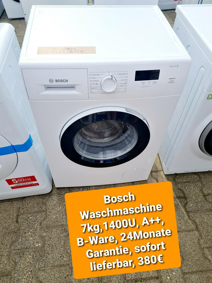 Bosch Waschmaschine 7kg, 1400U - Waschmaschinen - Bild 1