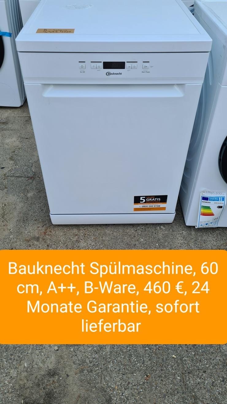 Bauknecht Spülmaschine, 60cm - Geschirrspüler - Bild 1
