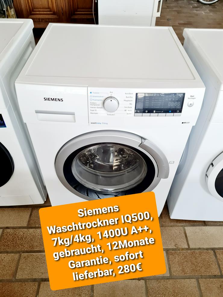 Siemens Waschtrockner IQ500, 7kg/4kg, 1400U