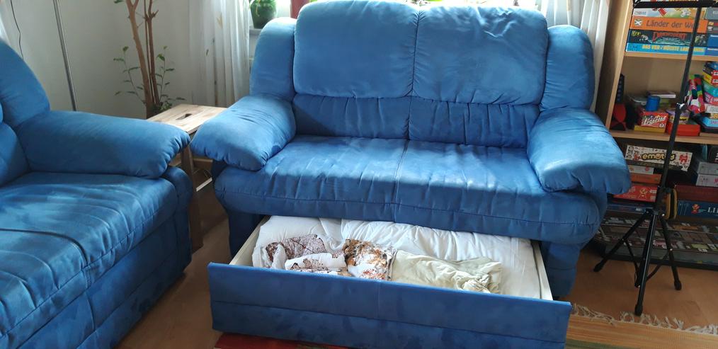Sofa mit Bettfunktion und Bettkasten - sehr gut erhalten - Sofas & Sitzmöbel - Bild 3