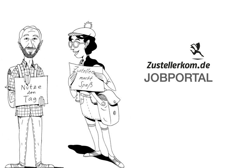 Minijob, Nebenjob, Job - Zeitung austragen in der Region Höchberg - Kuriere & Zusteller - Bild 1
