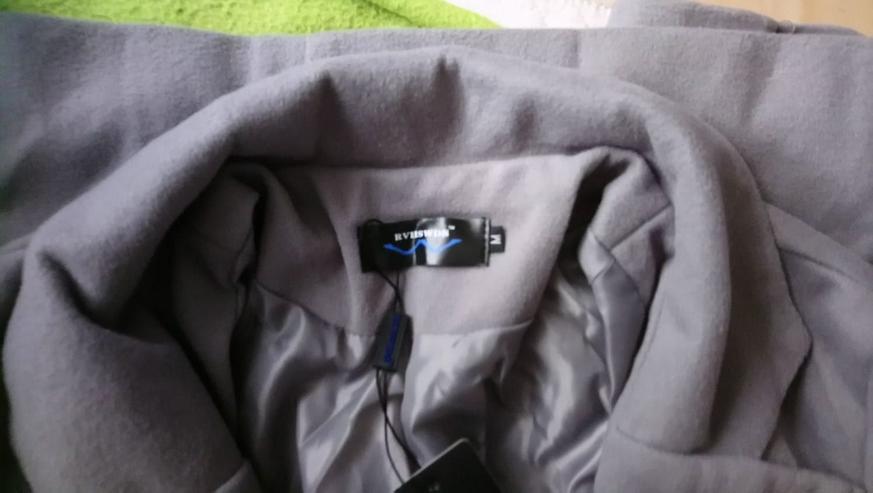 Bild 3: D-Mantel in grau, Größe: 36-38, NEU noch nicht getragen 