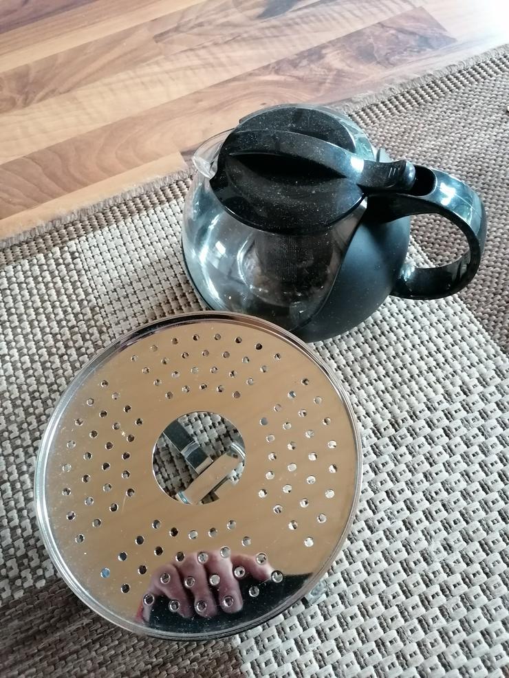 Teekanne mit Sieb zu verkaufen  und Stövchen  - weitere Küchenkleingeräte - Bild 1