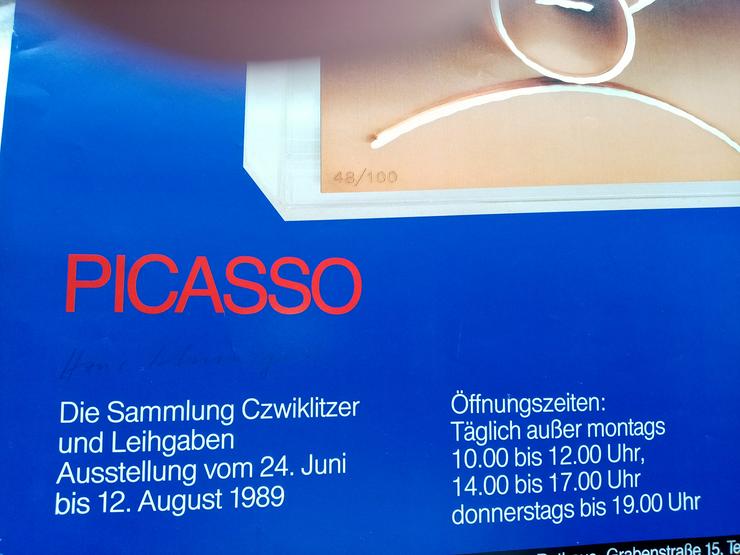 1989 Plakat Picasso Heidenheim - Poster, Drucke & Fotos - Bild 4