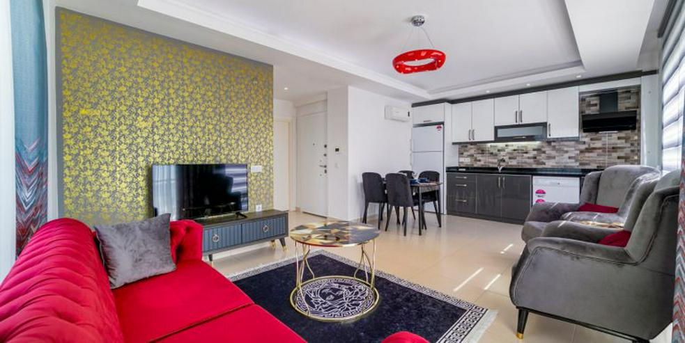 Bild 12: Neubau Strand Wohnung Alanya Kestel Möbliert Zu Verkaufen OP750 ID