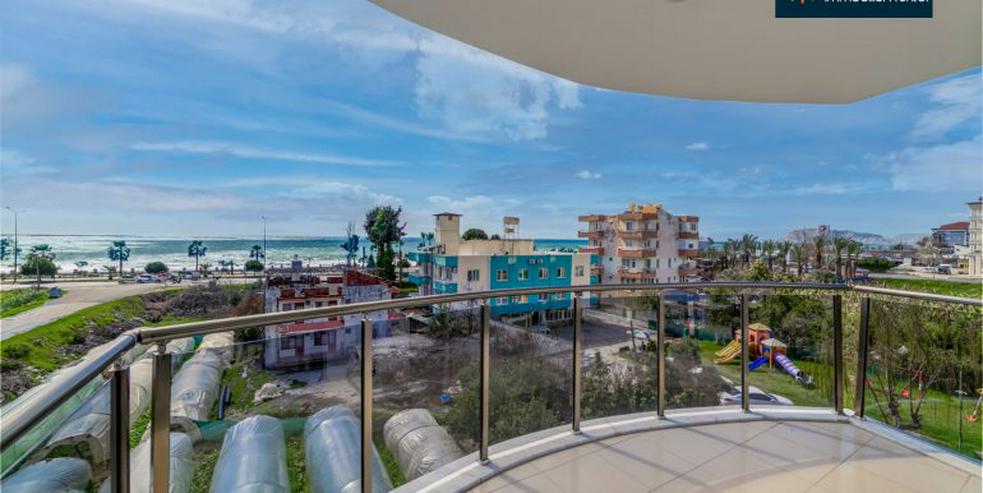 Neubau Strand Wohnung Alanya Kestel Möbliert Zu Verkaufen OP750 ID - Wohnung kaufen - Bild 14