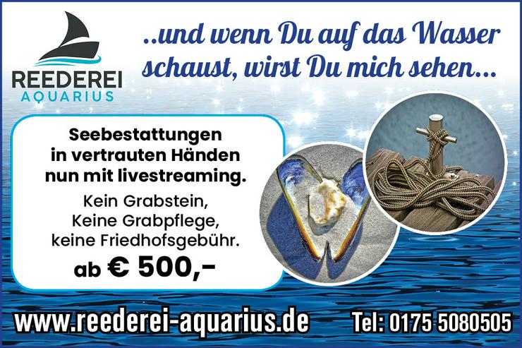 Seebestattungen Im Mittelmeeraum, Ostsee und Nordsee