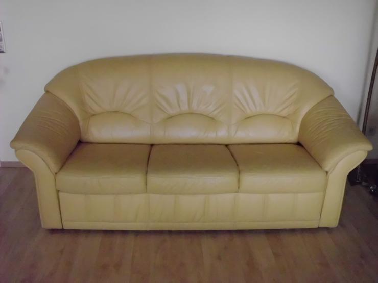 2- und 3- Sitzer Marken-Ledersofa zu verkaufen - Sofas & Sitzmöbel - Bild 1