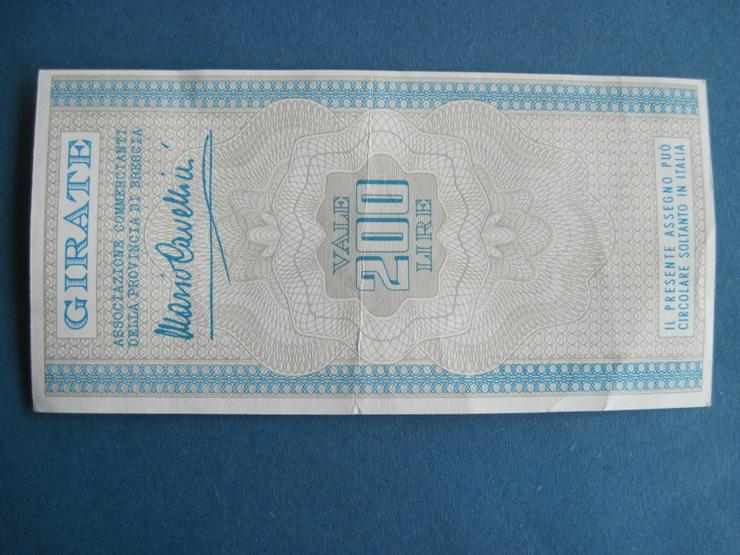 Banknote Geldschein Italien 200 Lire 1976 Banca S. Paolo - Brescia - Europa (kein Euro) - Bild 2