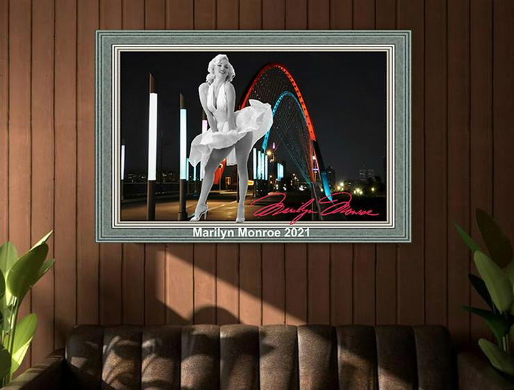 Marilyn Monroe 2021. 45x30 cm. Muss man haben! Souvenir. Wandbild. Geschenk. Andenken. Sammelobjekt. Deko. BRANDNEU! - Poster, Drucke & Fotos - Bild 12