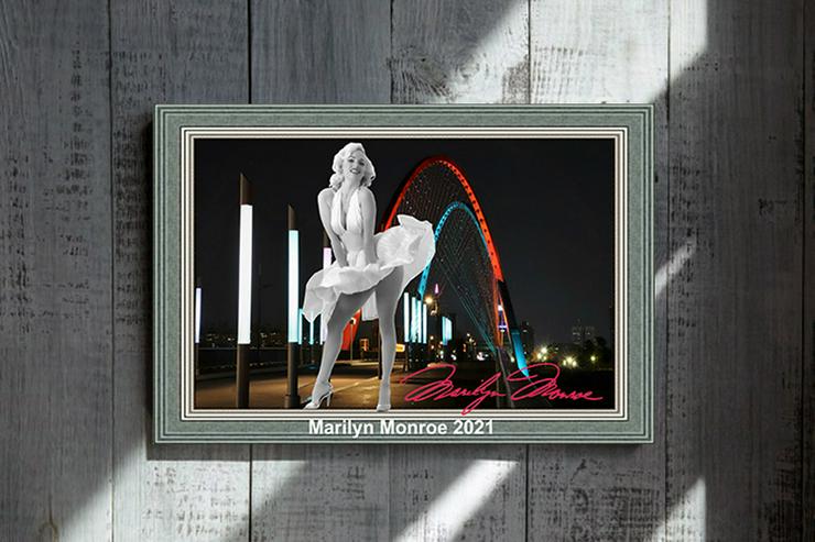 Bild 7: Marilyn Monroe 2021. 45x30 cm. Muss man haben! Souvenir. Wandbild. Geschenk. Andenken. Sammelobjekt. Deko. BRANDNEU!