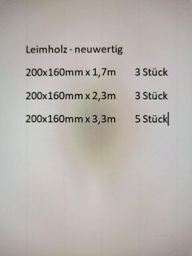 Leimholz - neuwertig - Weitere - Bild 3