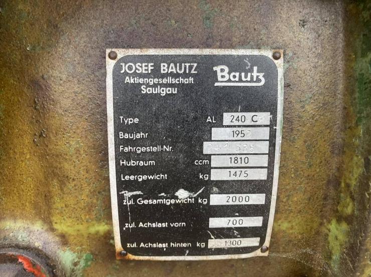 Bild 10: Bautz AL 240C, Oldtimer, Traktor